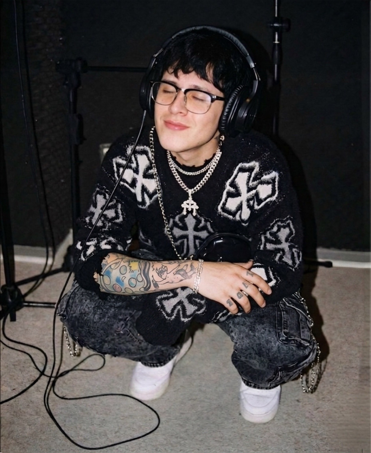 Daimon en estudio de grabación